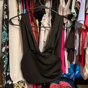 Windsor top, black size M